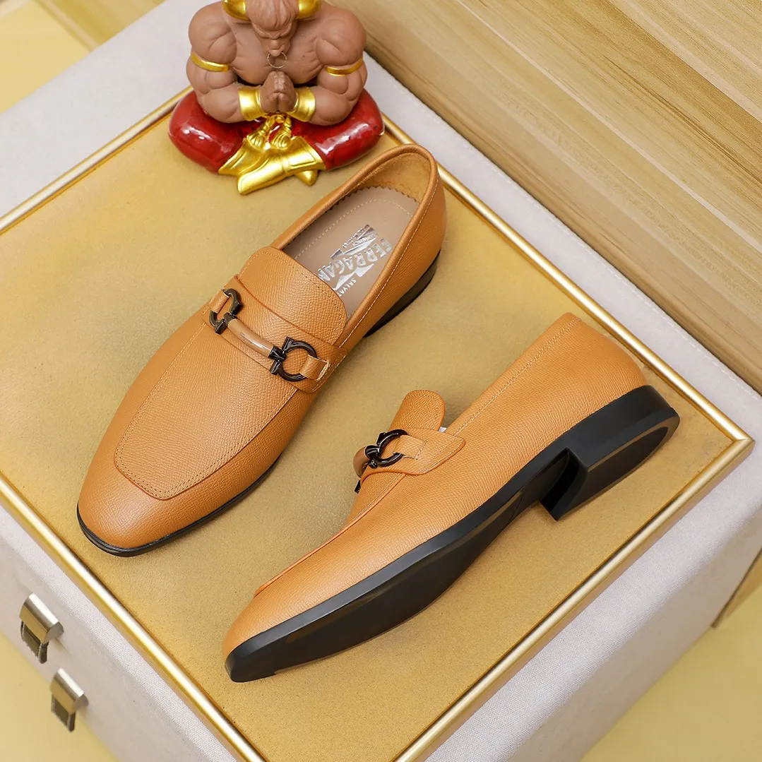 Men's shoes 💰600 🕷🕷🐂【Ferragamo】 Popular fashionable casual shoes🇨🇳Official website counter 1:1 production, original mold opening💯Good quality can be seen, imported high-end first-layer pebbled calfskin, water-dyed🐂leather lining🌿very clear texture, high-quality waterproof, non-slip and wear-resistant outsole🎋high quality and low price, truly handmade🍓, 7 colors available! Code number 38-44 (45. To be customized)